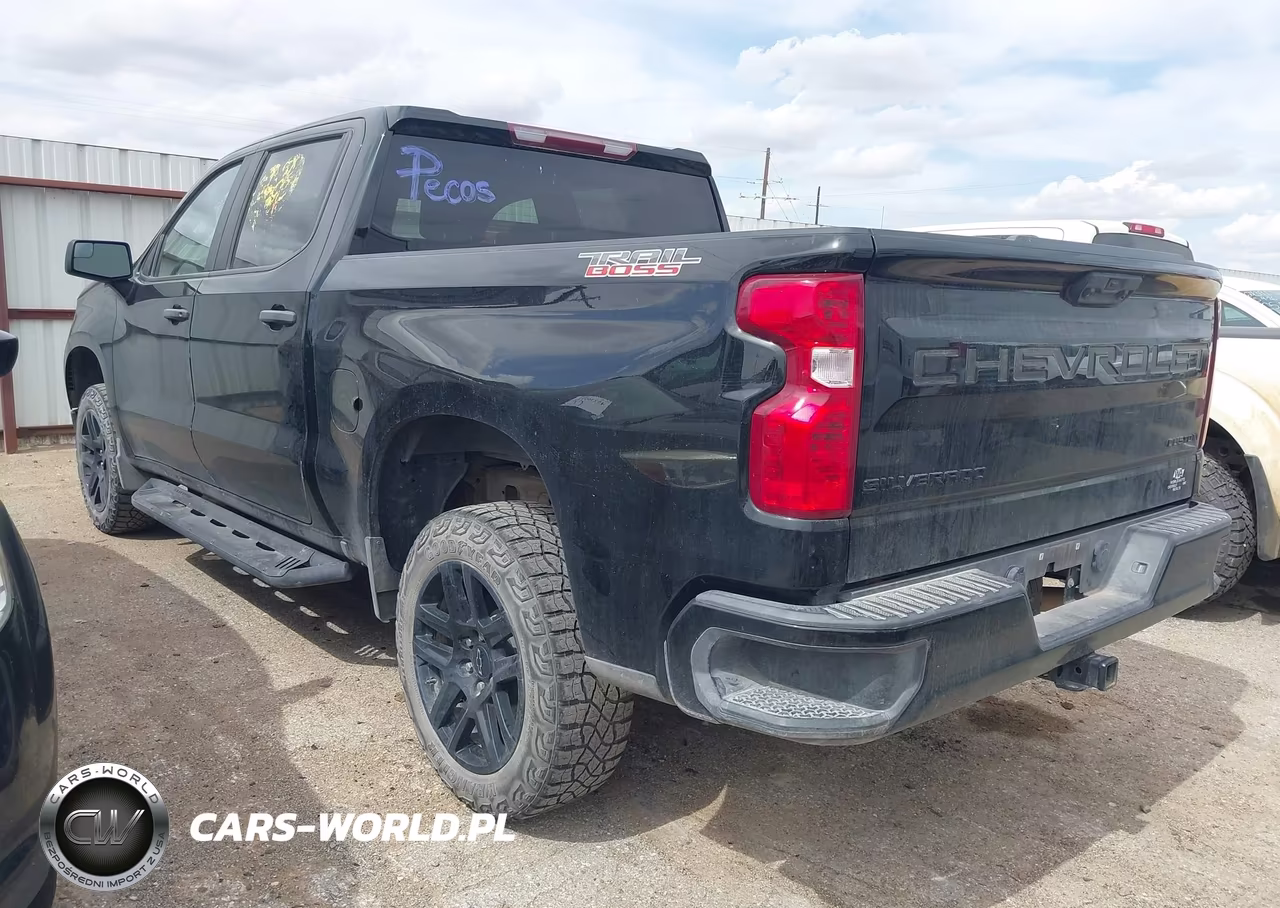 2023 Chevrolet Silverado 1500 4Wd Short Bed Custom Trail Boss VIN:3GCPDCEK7PG281489 - 3