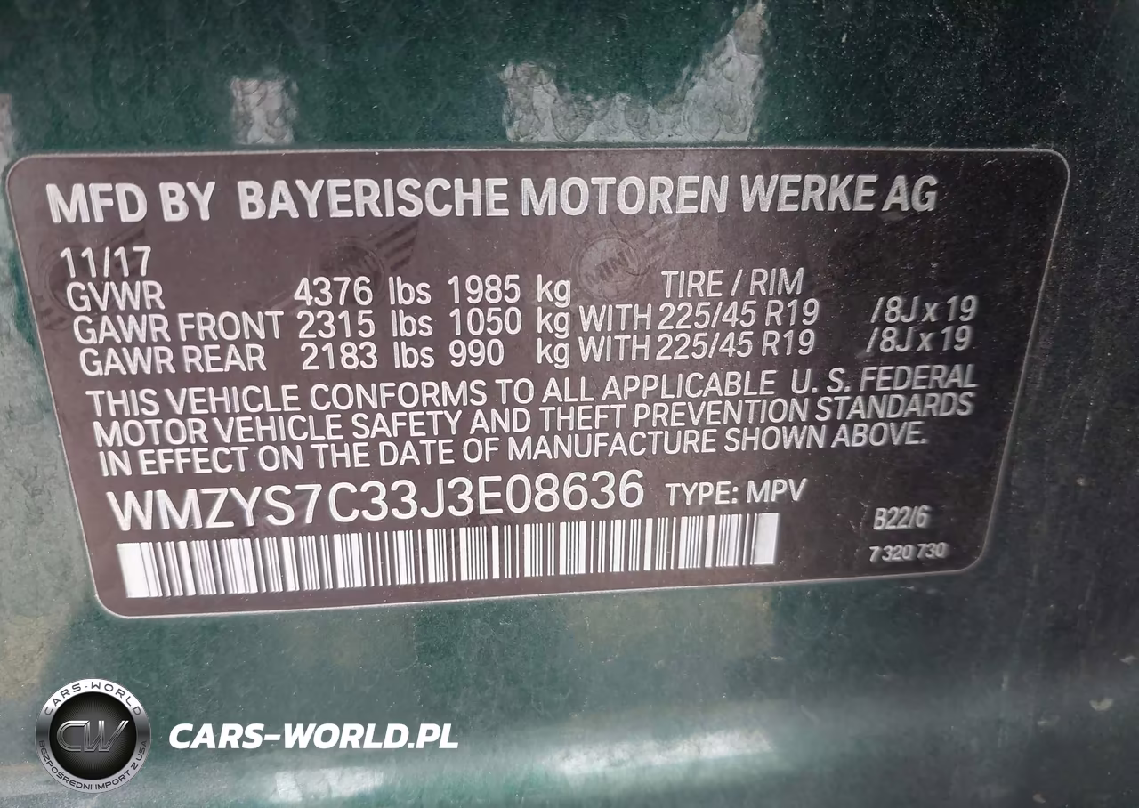 2018 Mini Countryman Cooper VIN:WMZYS7C33J3E08636 - 9