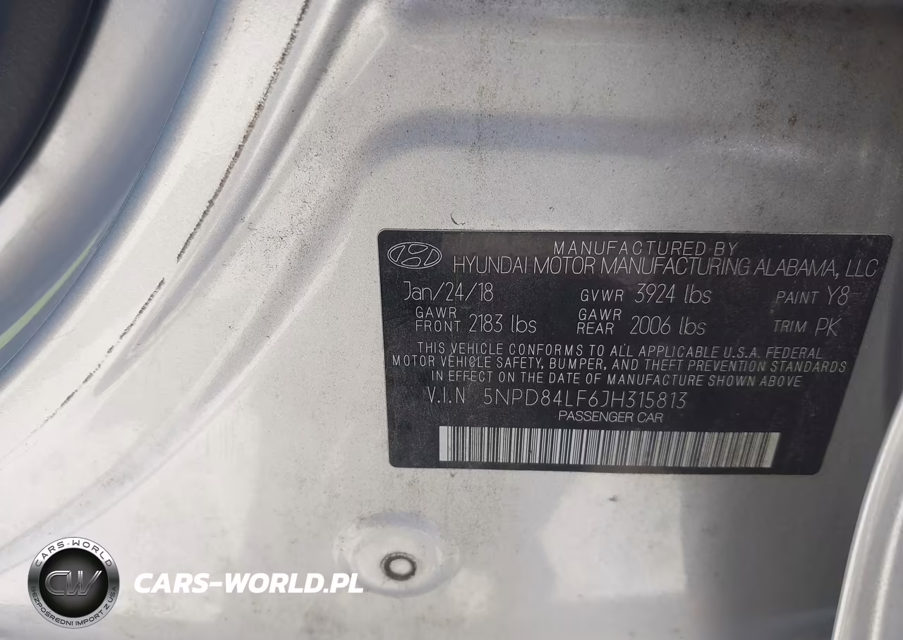 2018 Hyundai Elantra Sel VIN:5NPD84LF6JH315813 - 9