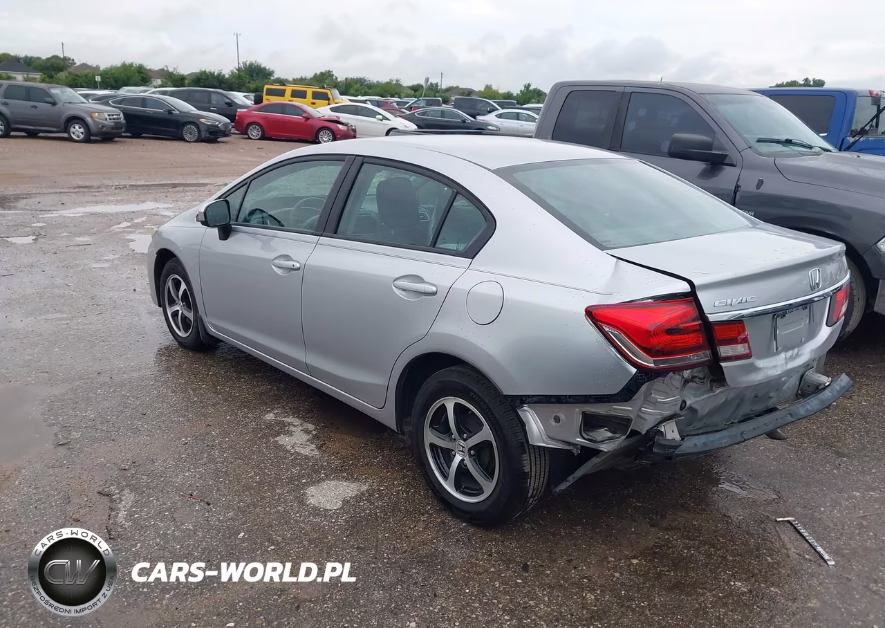 2015 Honda Civic Se VIN:19XFB2F70FE040907 - 3