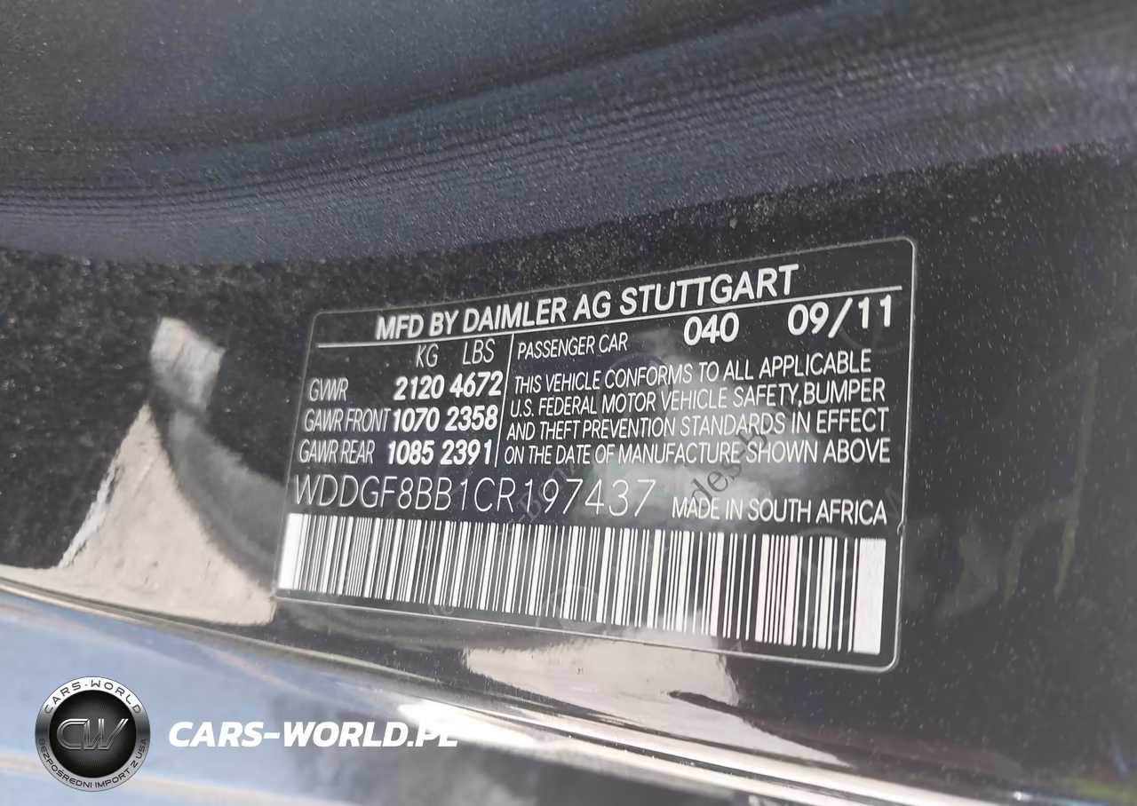 2012 Mercedes-Benz C 300 Sport 4Matic VIN:WDDGF8BB1CR197437 - 9