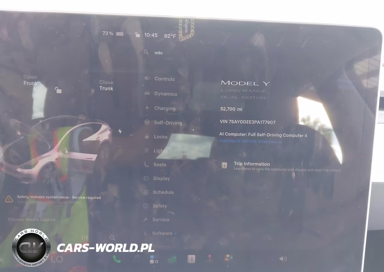 2023 Tesla Model Y Awd-Long Range Dual Motor All-Wheel Drive VIN:7SAYGDEE3PA177907 - 7