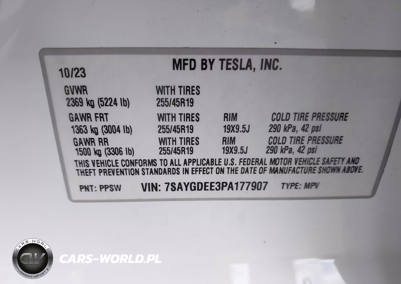 2023 Tesla Model Y Awd-Long Range Dual Motor All-Wheel Drive VIN:7SAYGDEE3PA177907 - 9