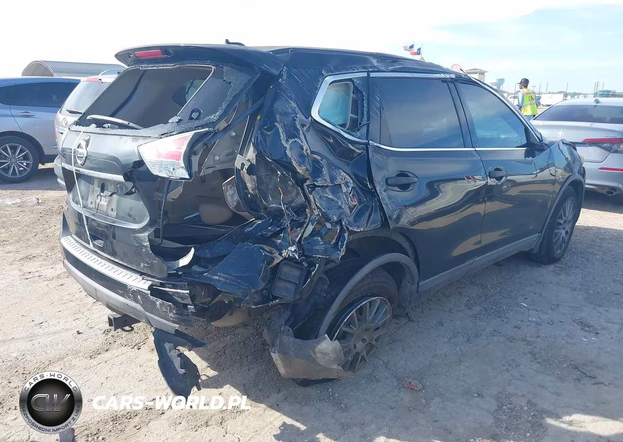 2016 Nissan Rogue S VIN:KNMAT2MTXGP664075 - 4