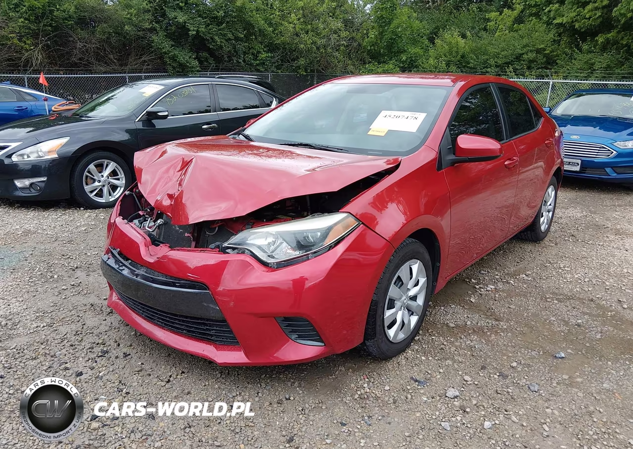 2016 Toyota Corolla Le VIN:5YFBURHE0GP371385 - 2