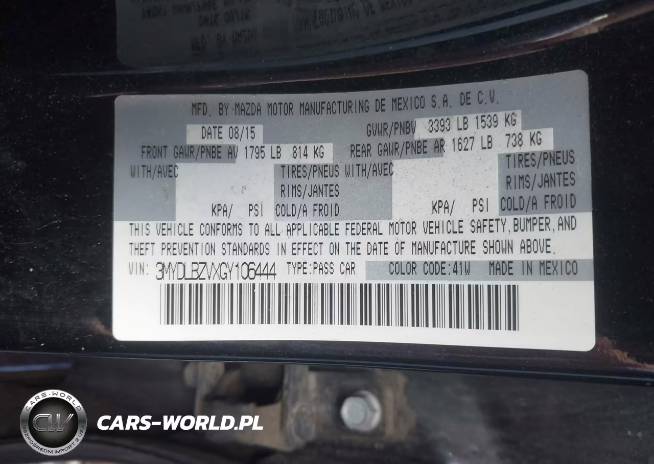 2016 Scion Ia VIN:3MYDLBZVXGY106444 - 9