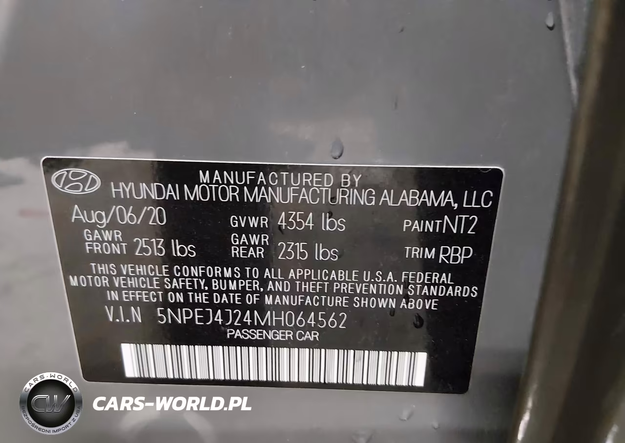 2021 Hyundai Sonata Sel Plus VIN:5NPEJ4J24MH064562 - 9