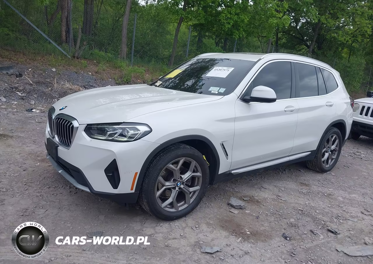 2022 BMW X3 xDrive30I VIN:5UX53DP06N9K62911 - 2