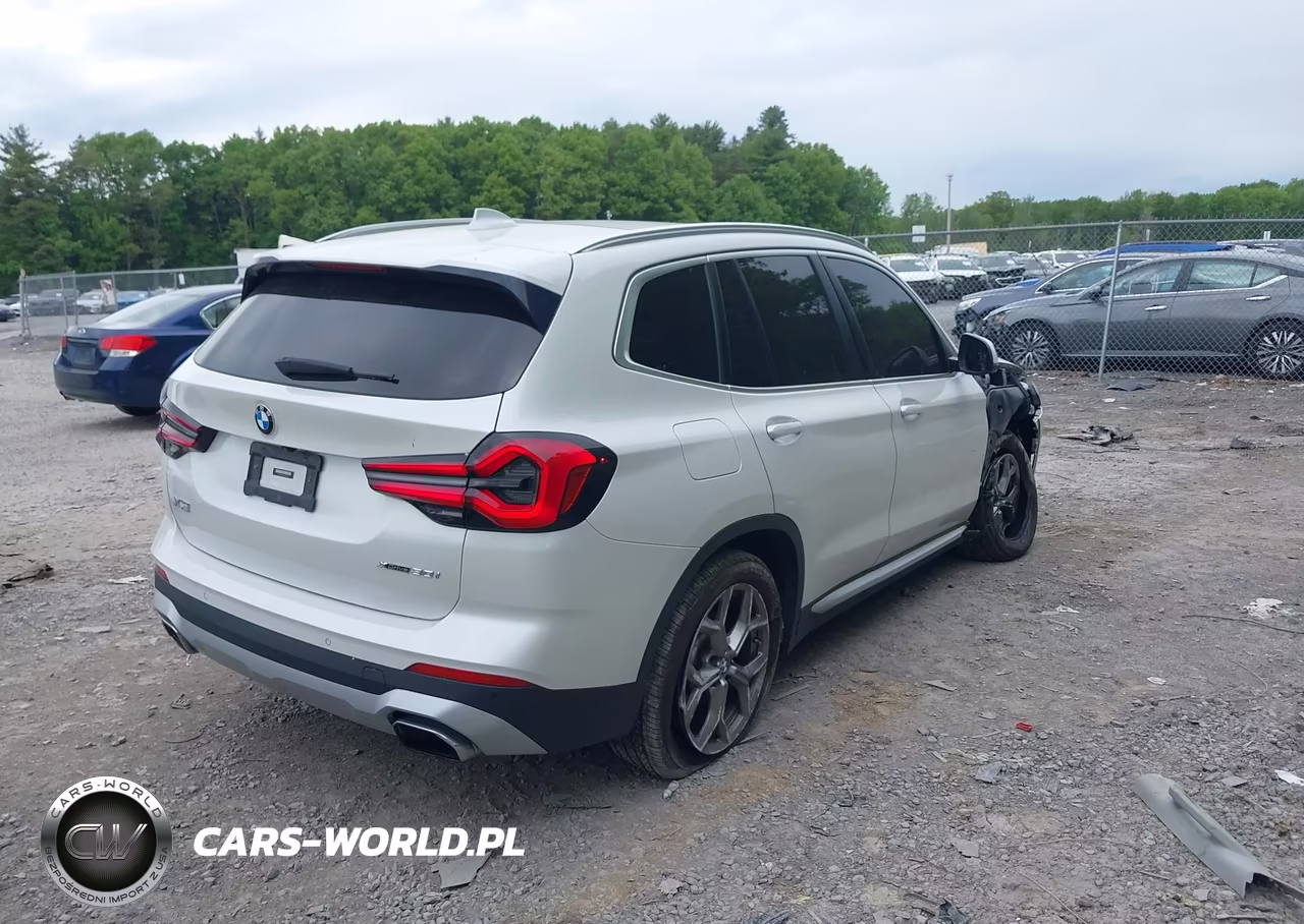 2022 BMW X3 xDrive30I VIN:5UX53DP06N9K62911 - 4