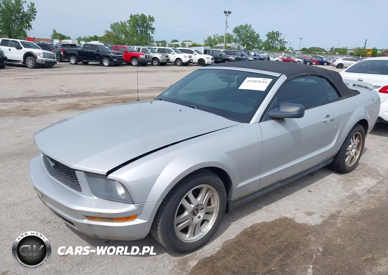 2007 Ford Mustang V6 Deluxe-V6 Premium VIN:1ZVFT84N575338364 - 2