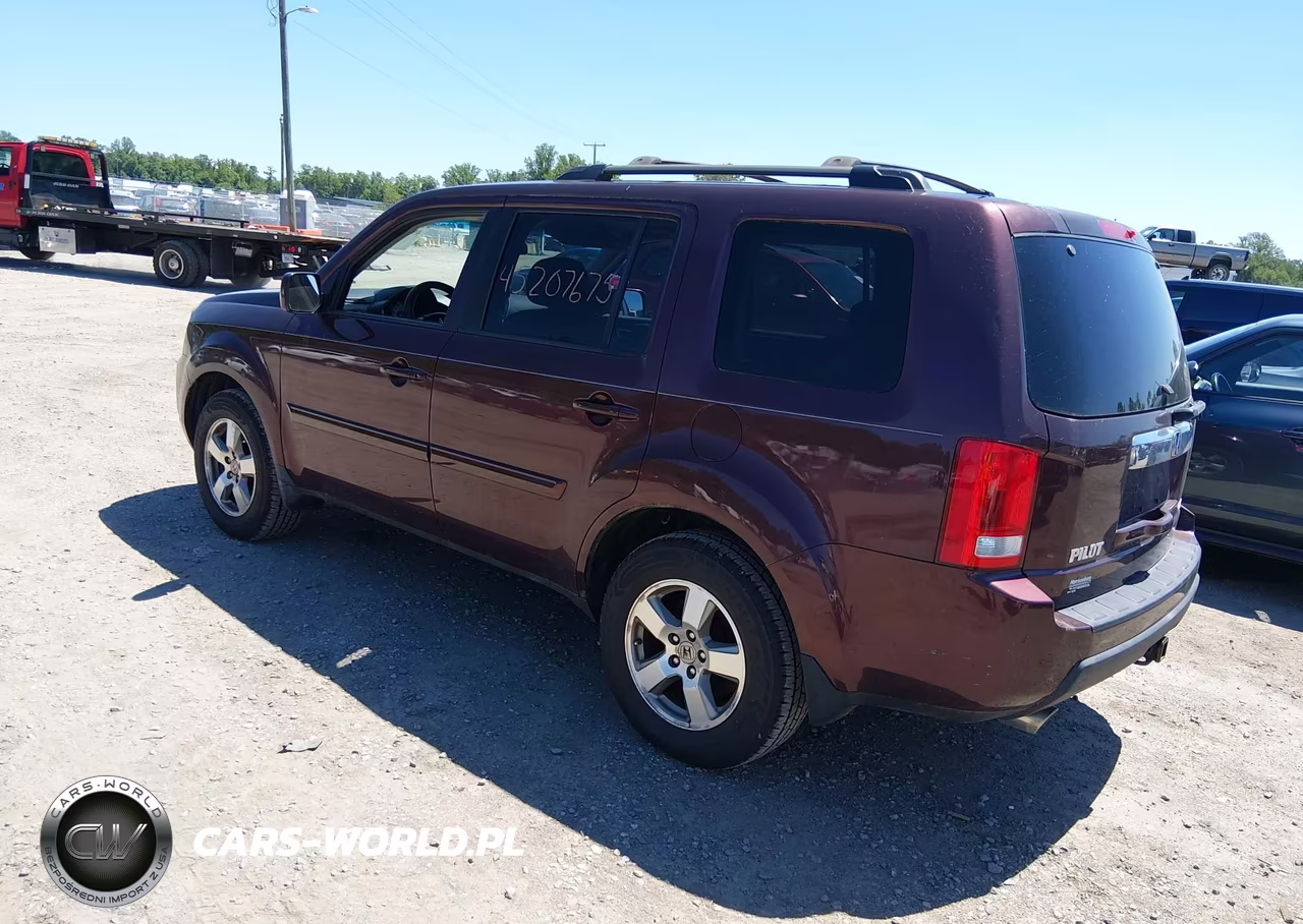 2010 Honda Pilot Ex VIN:5FNYF4H40AB037620 - 3
