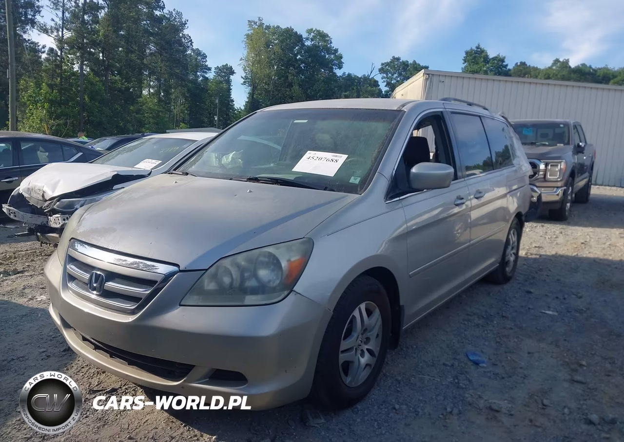 2005 Honda Odyssey Ex VIN:5FNRL38445B422417 - 2