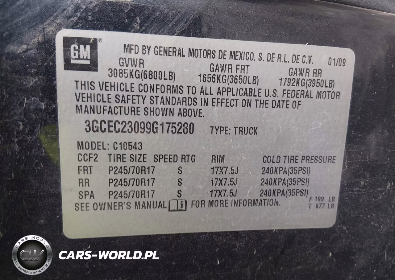 2009 Chevrolet Silverado 1500 Lt VIN:3GCEC23099G175280 - 9