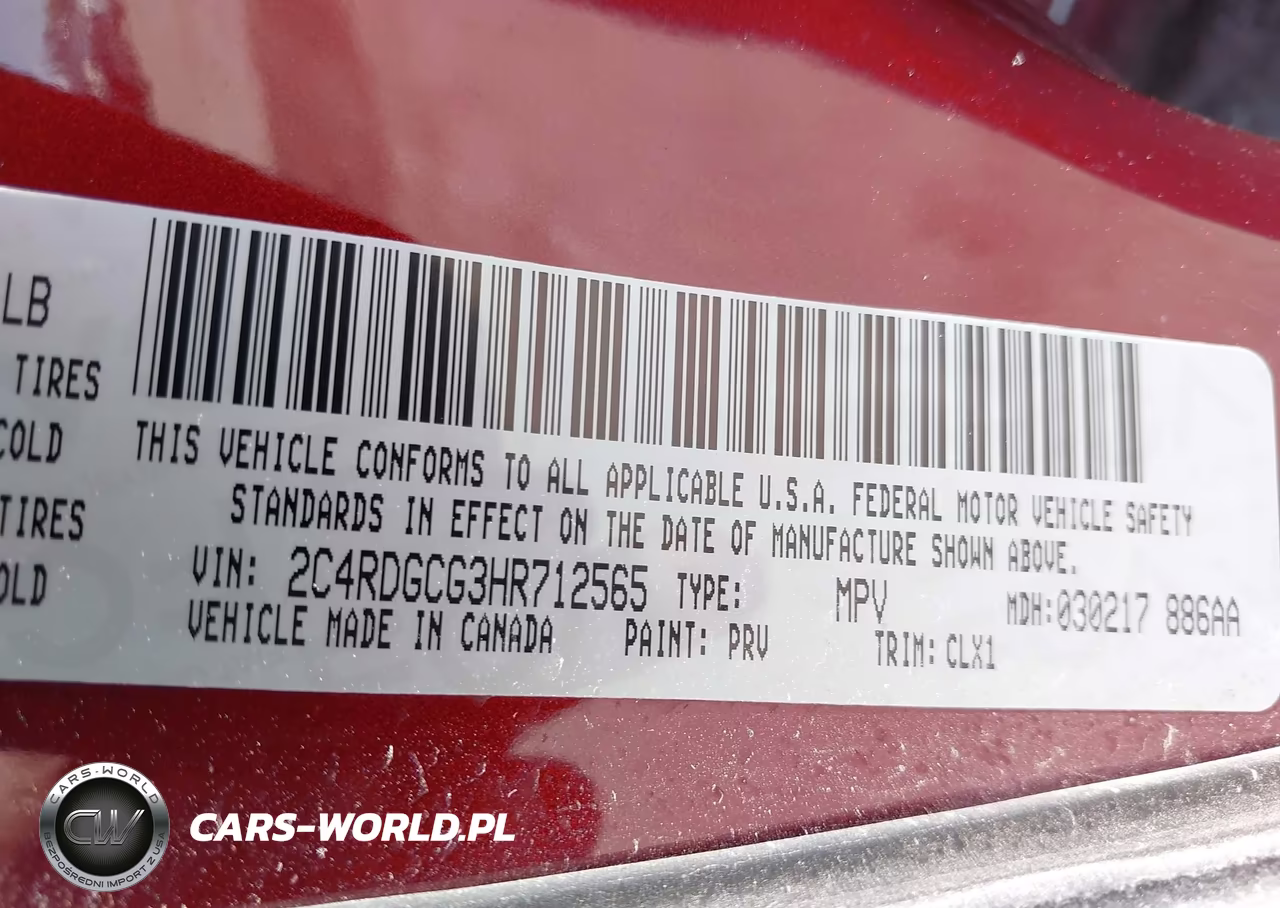 2017 Dodge Grand Caravan Sxt VIN:2C4RDGCG3HR712565 - 9