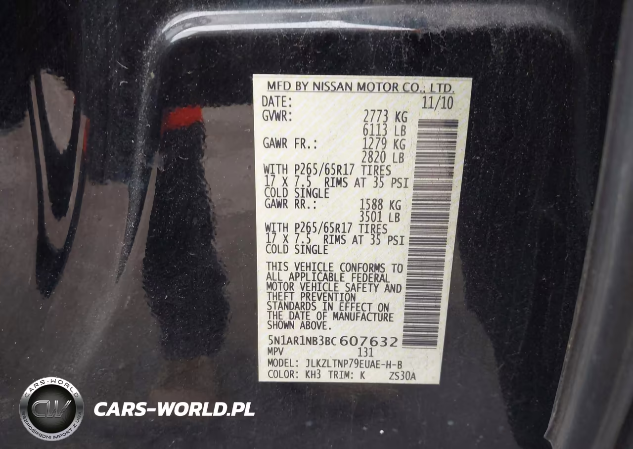 2011 Nissan Pathfinder Silver VIN:5N1AR1NB3BC607632 - 9