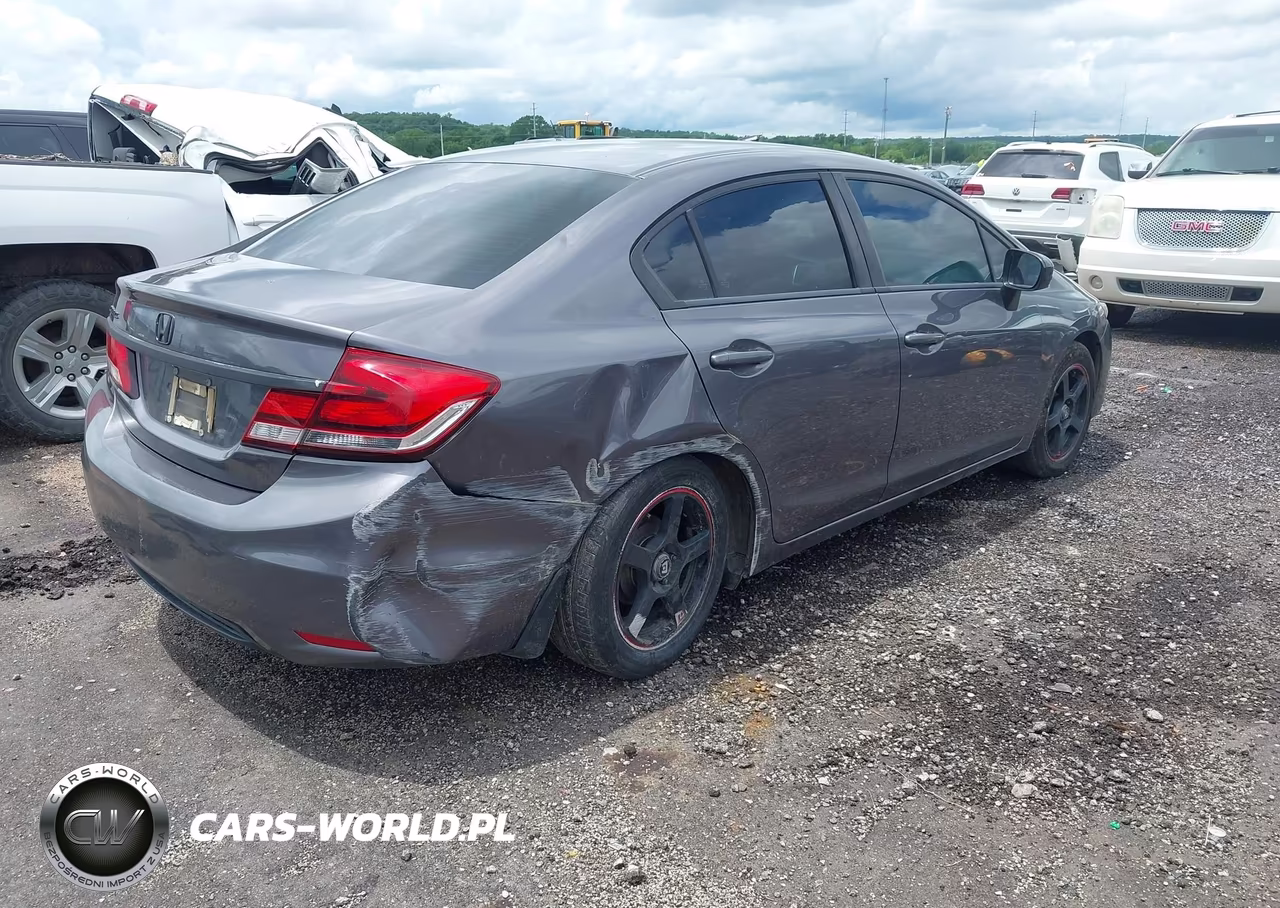 2015 Honda Civic Lx VIN:19XFB2F57FE020880 - 4