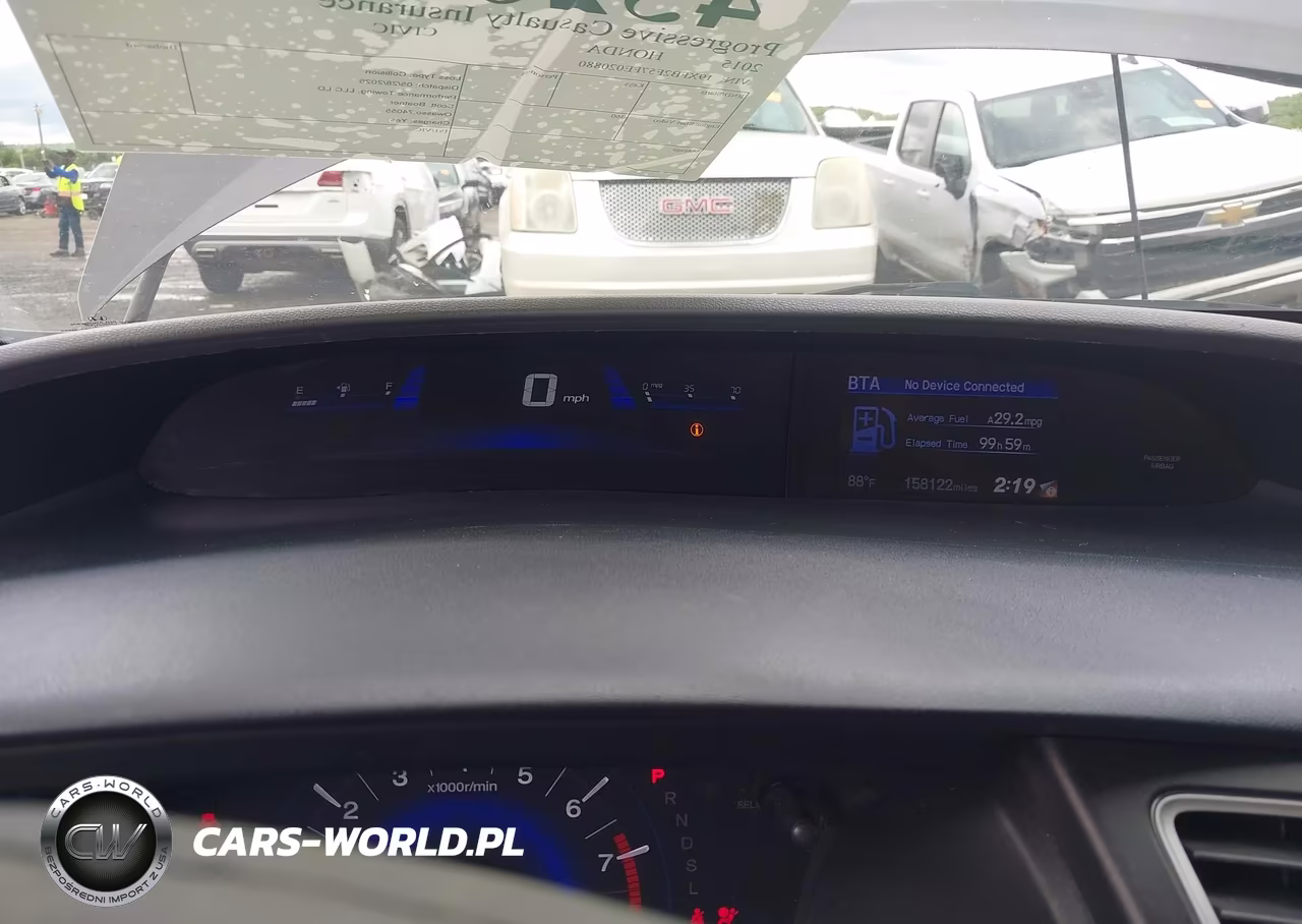 2015 Honda Civic Lx VIN:19XFB2F57FE020880 - 7