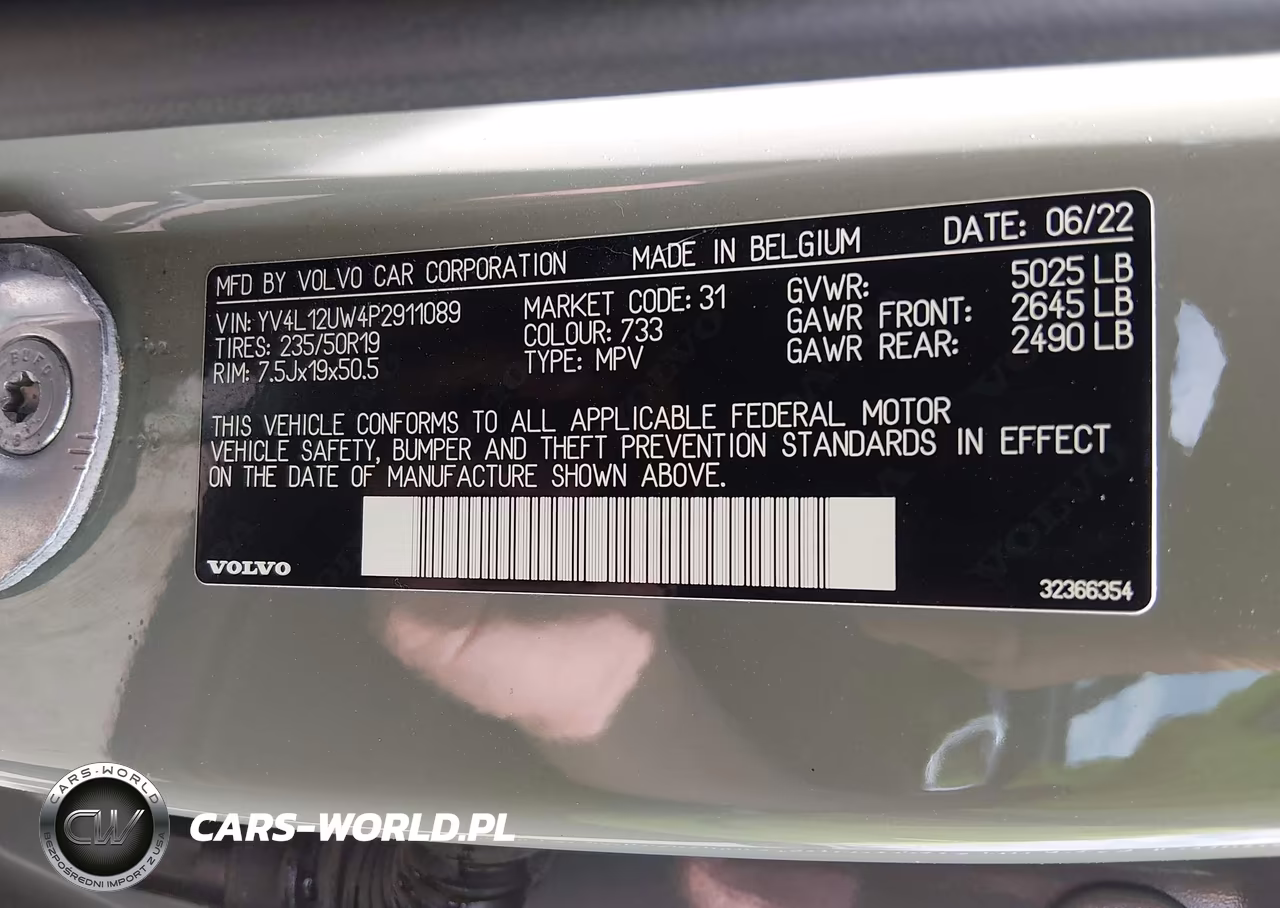 2023 Volvo Xc40 B5 Plus Dark Theme VIN:YV4L12UW4P2911089 - 9