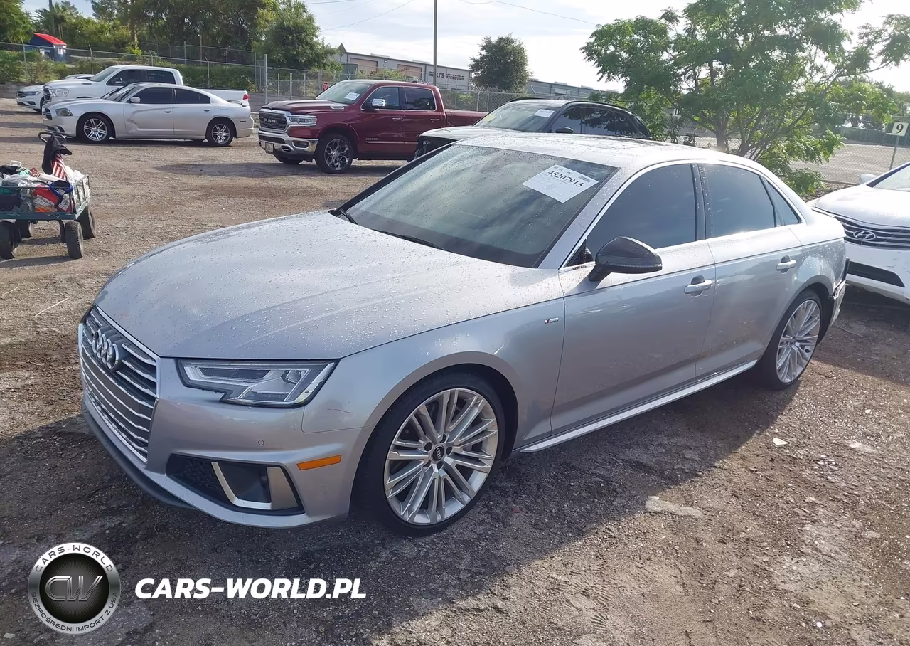 2019 Audi A4 45 Premium VIN:WAUENAF41KN019165 - 2