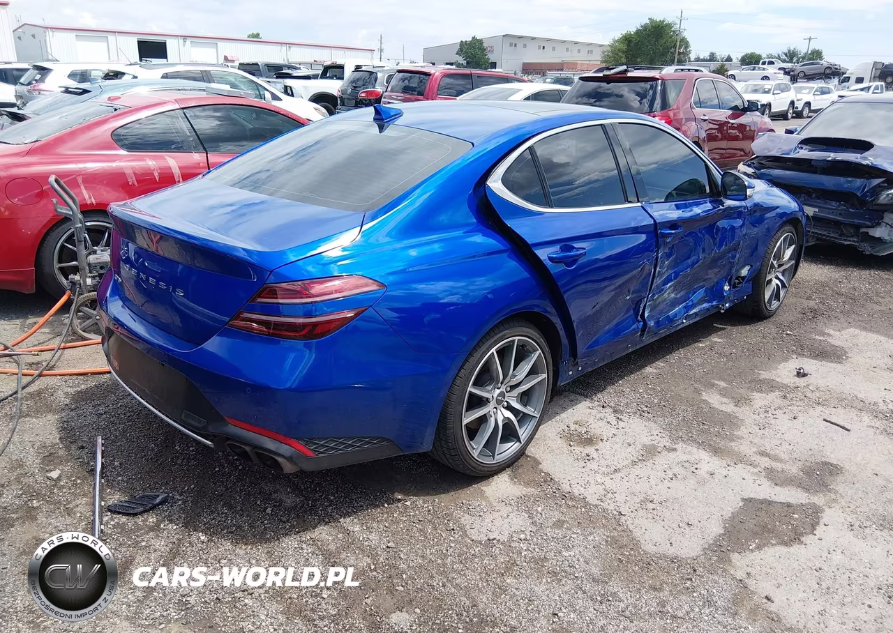 2022 Genesis G70 2.0T Rwd VIN:KMTG34TA5NU102106 - 4