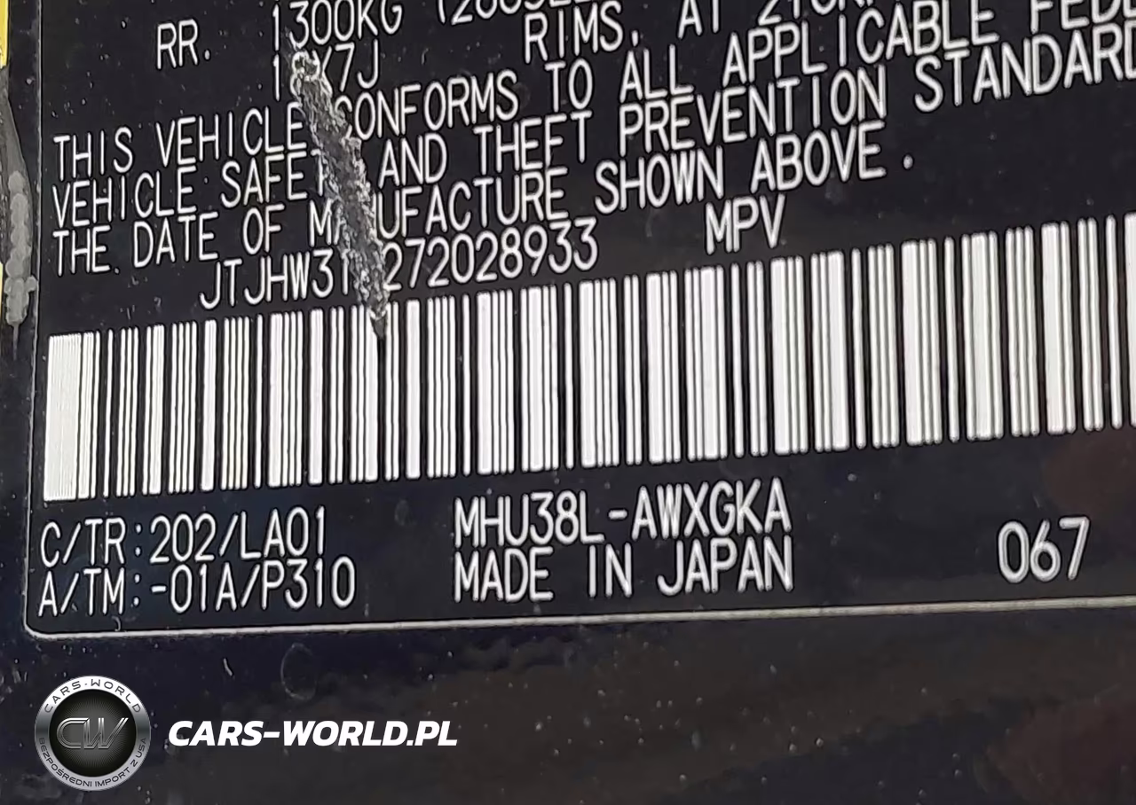 2007 Lexus Rx 400H VIN:JTJHW31U272028933 - 9
