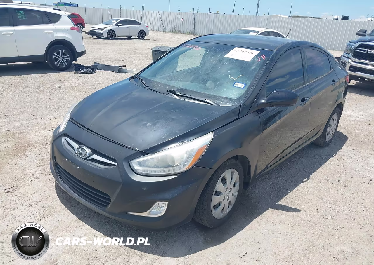2014 Hyundai Accent Gls VIN:KMHCU4AE8EU618410 - 2
