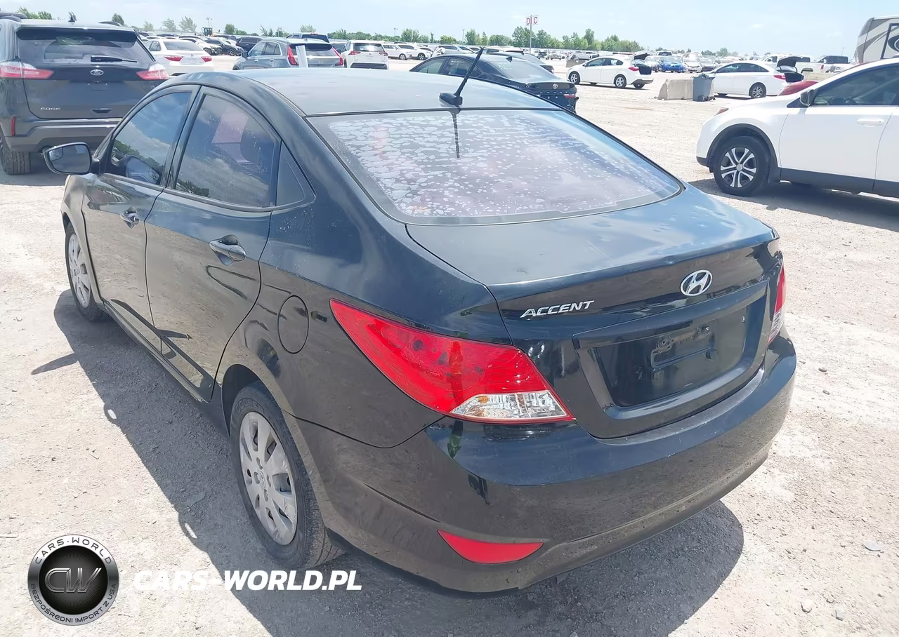2014 Hyundai Accent Gls VIN:KMHCU4AE8EU618410 - 3