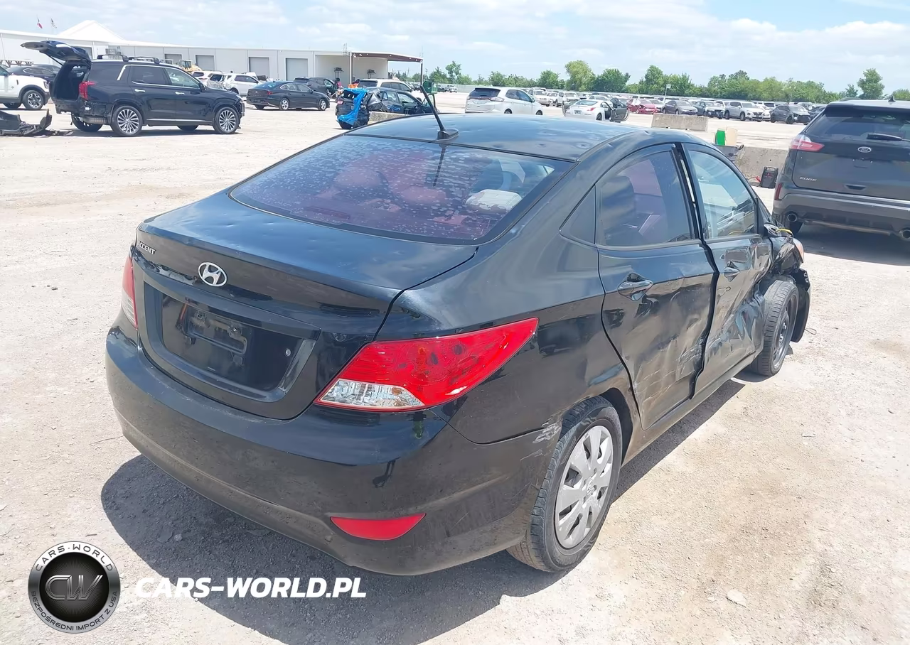 2014 Hyundai Accent Gls VIN:KMHCU4AE8EU618410 - 4