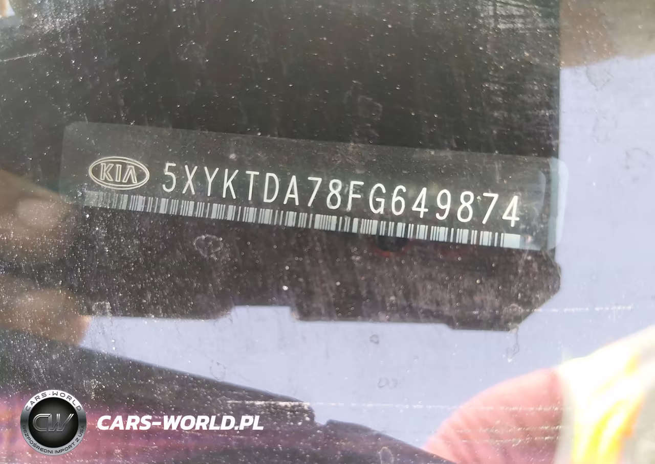 2015 Kia Sorento Lx V6 VIN:5XYKTDA78FG649874 - 9