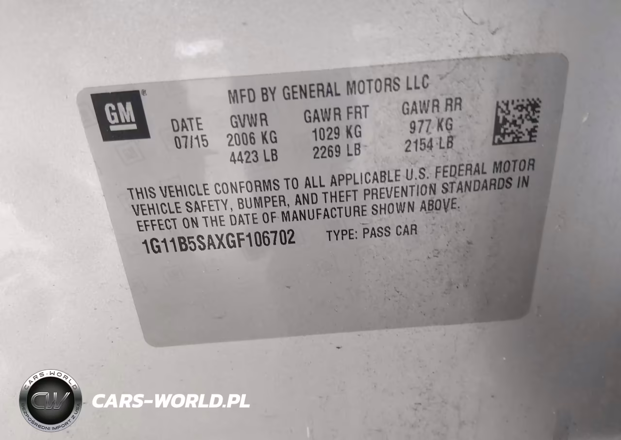 2016 Chevrolet Malibu Limited Ls VIN:1G11B5SAXGF106702 - 9