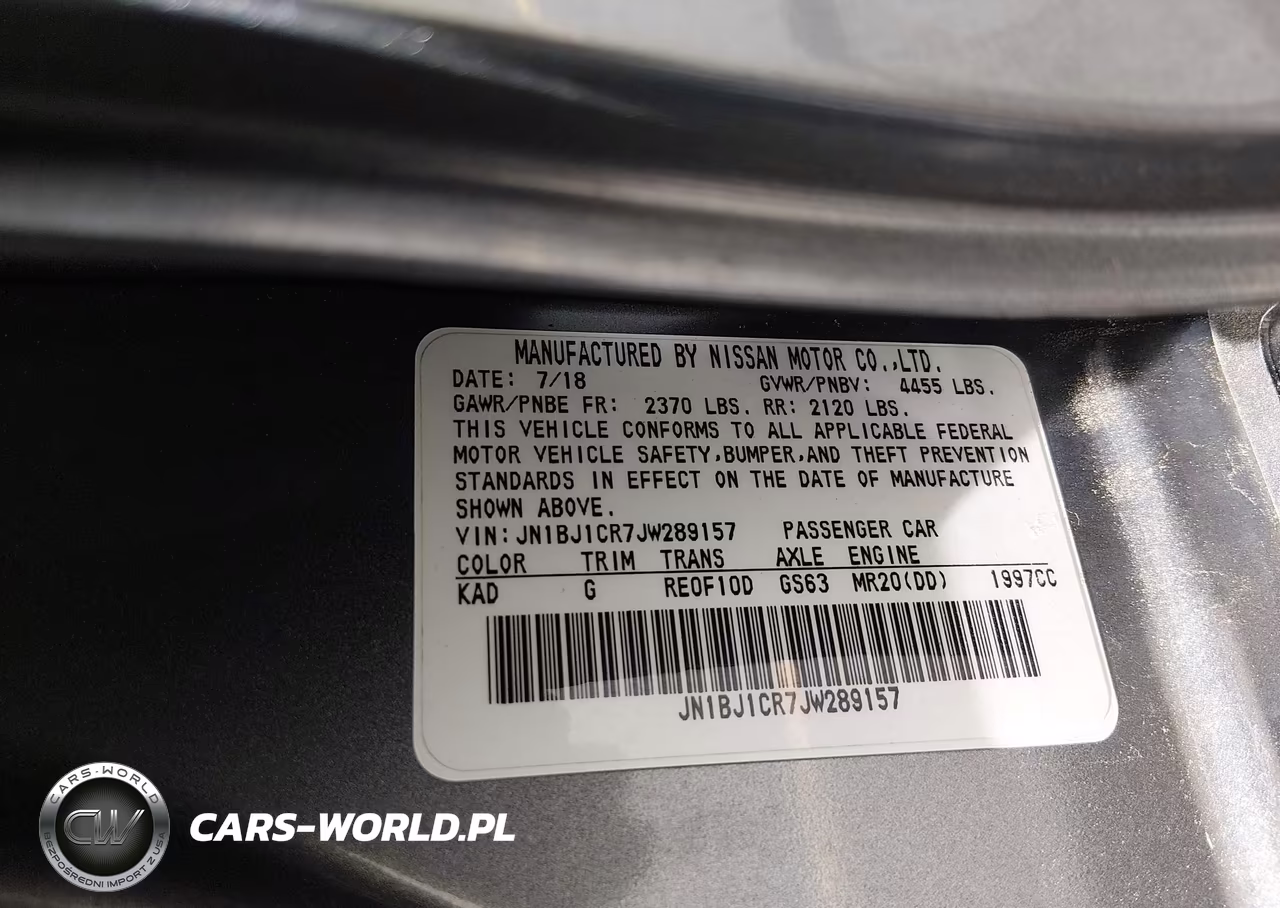 2018 Nissan Rogue Sport S VIN:JN1BJ1CR7JW289157 - 9