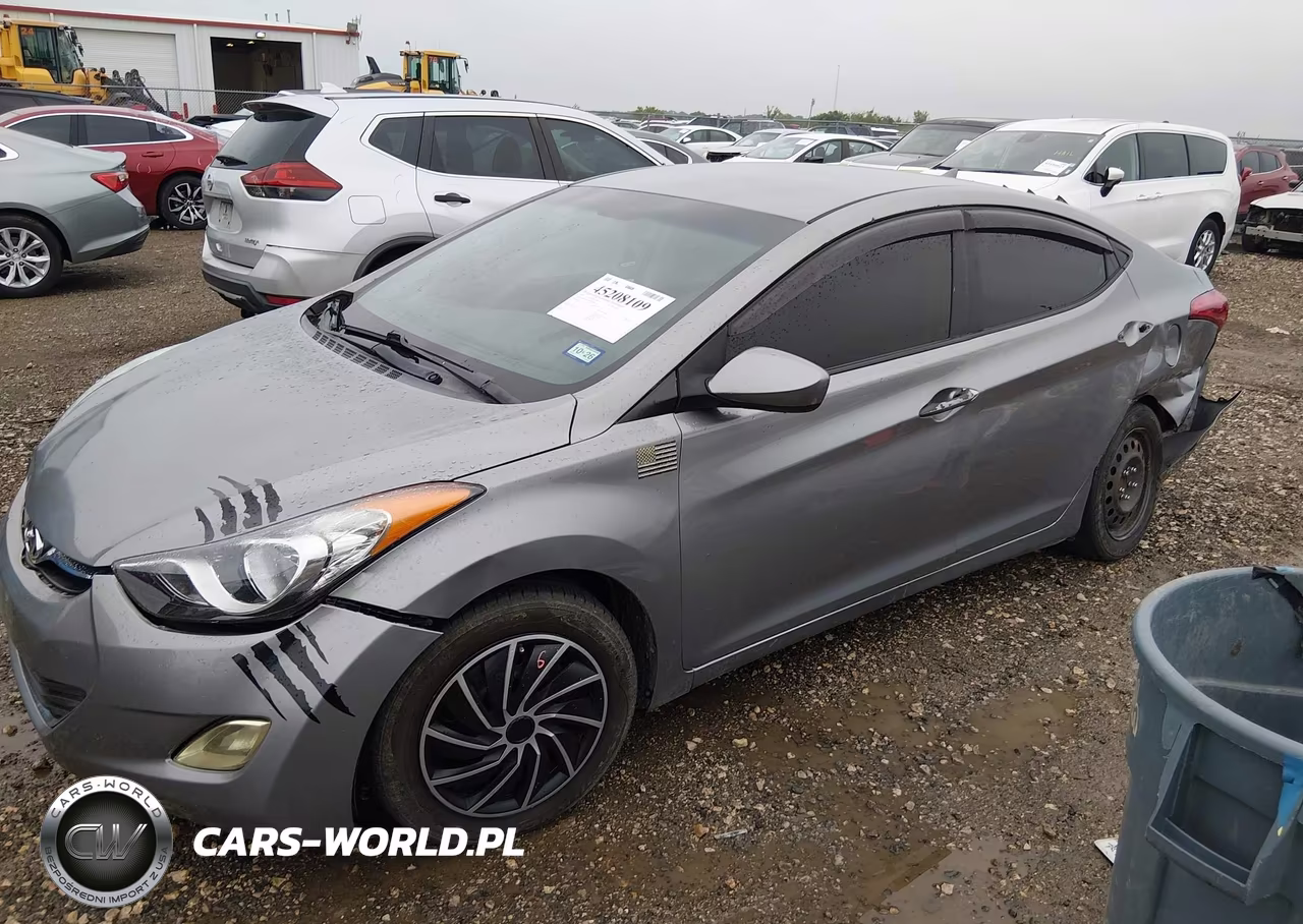 2012 Hyundai Elantra Gls (Ulsan Plant) VIN:KMHDH4AE4CU299481 - 2