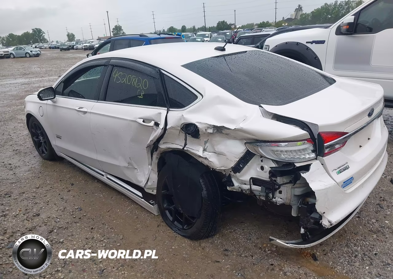 2017 Ford Fusion Energi Se Luxury VIN:3FA6P0PU2HR345319 - 3