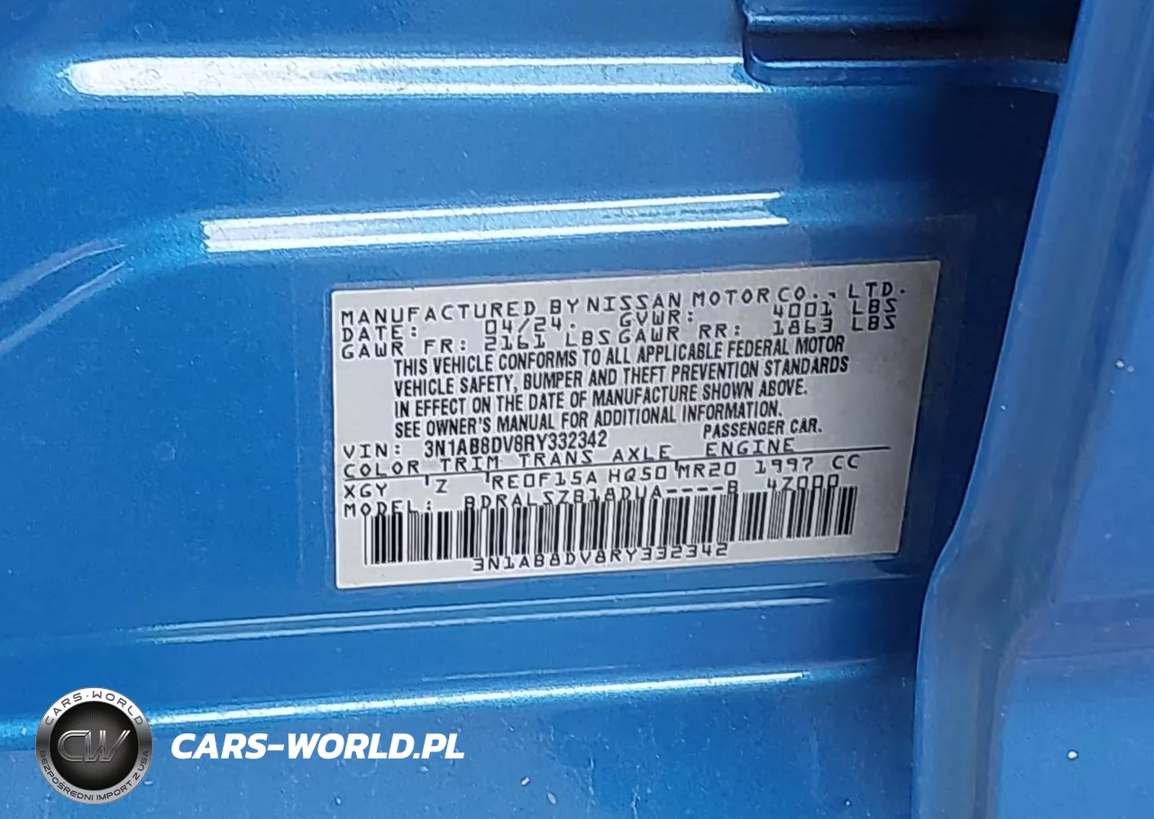 2024 Nissan Sentra Sr Xtronic Cvt VIN:3N1AB8DV8RY332342 - 9