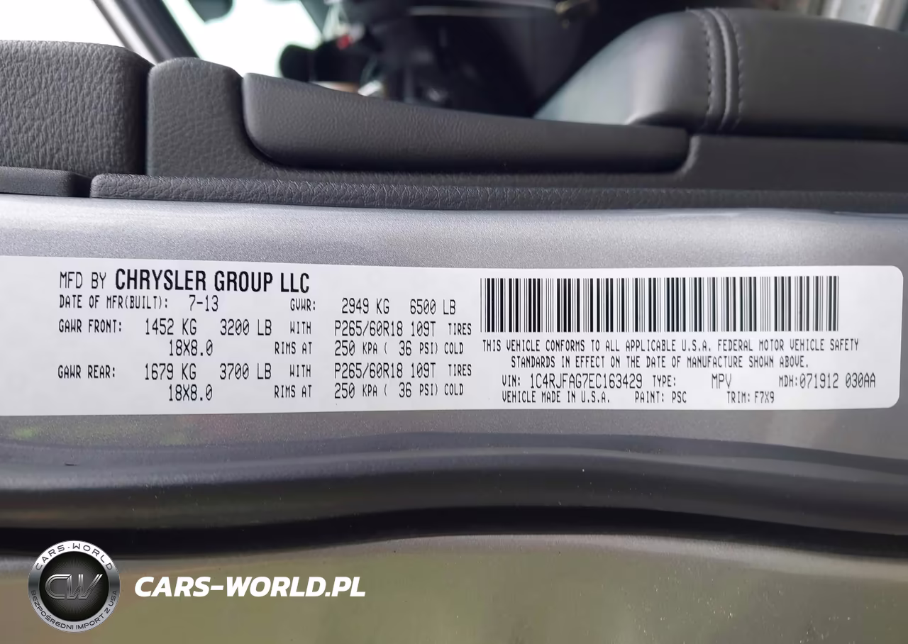 2014 Jeep Grand Cherokee Laredo VIN:1C4RJFAG7EC163429 - 9