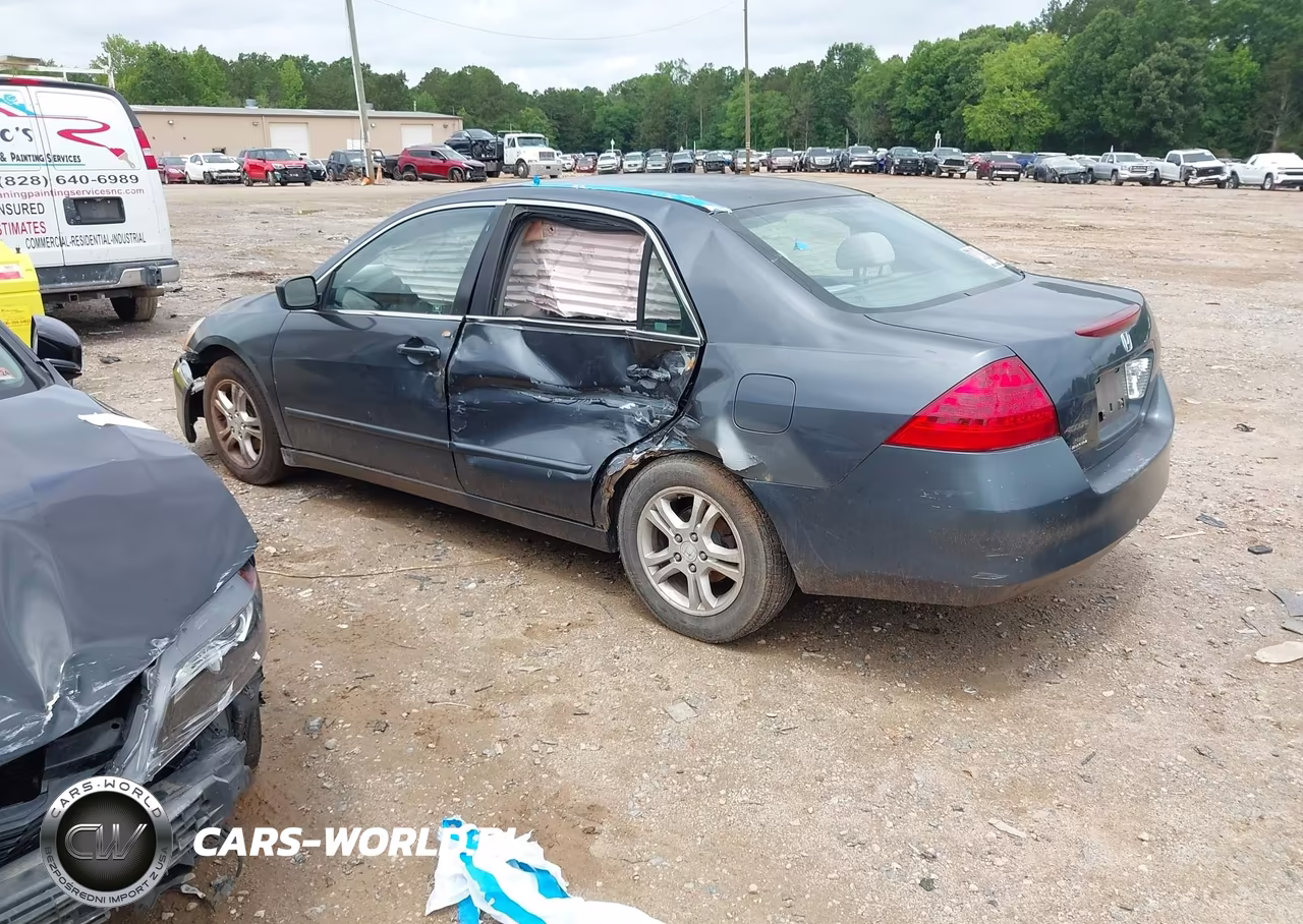 2007 Honda Accord 2.4 Ex VIN:1HGCM56797A199851 - 3