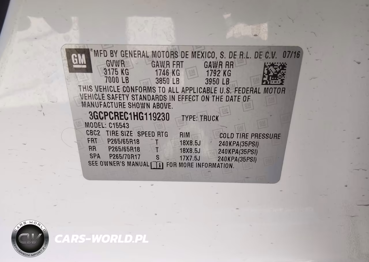 2017 Chevrolet Silverado 1500 1Lt VIN:3GCPCREC1HG119230 - 9