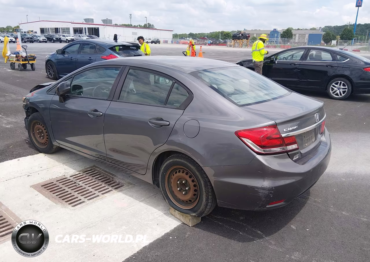 2013 Honda Civic Lx VIN:19XFB2F52DE045523 - 3