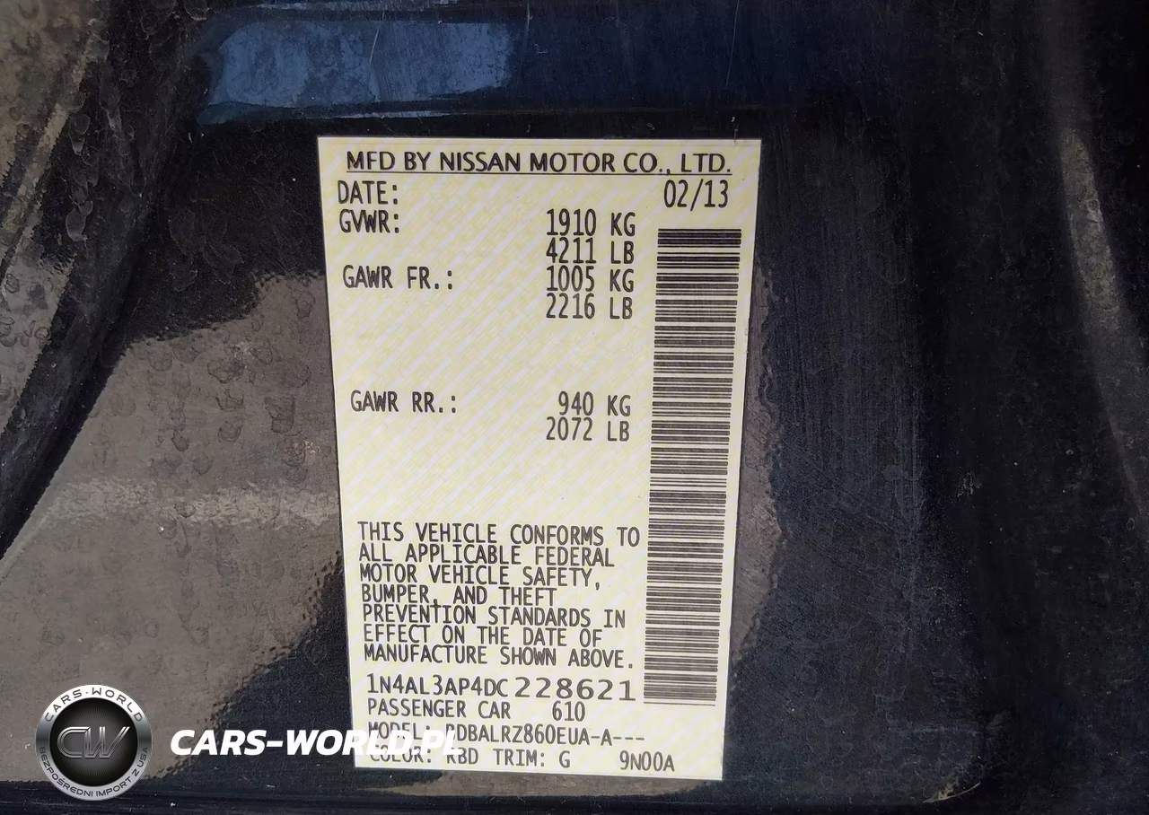 2013 Nissan Altima 2.5 S VIN:1N4AL3AP4DC228621 - 9