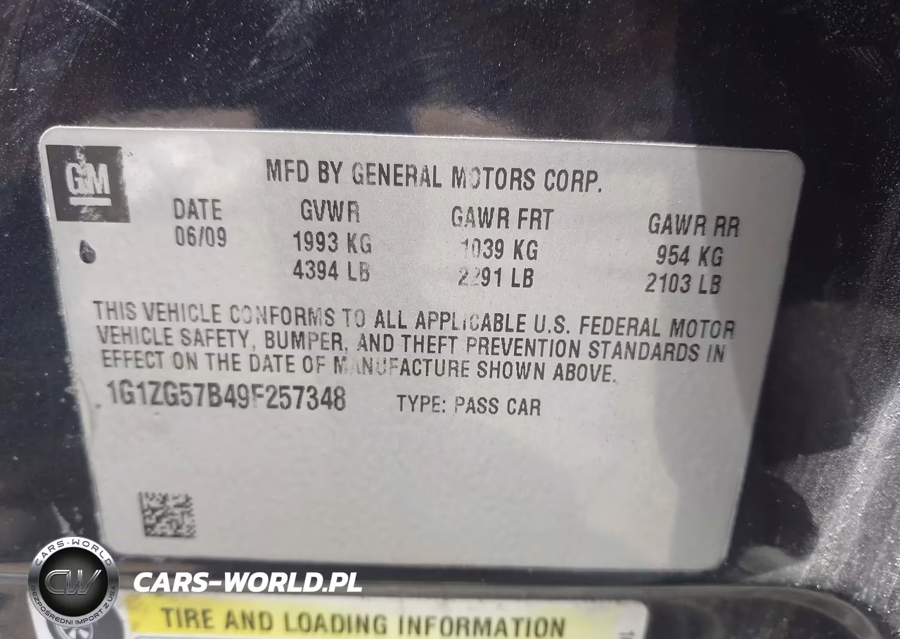 2009 Chevrolet Malibu Ls VIN:1G1ZG57B49F257348 - 9
