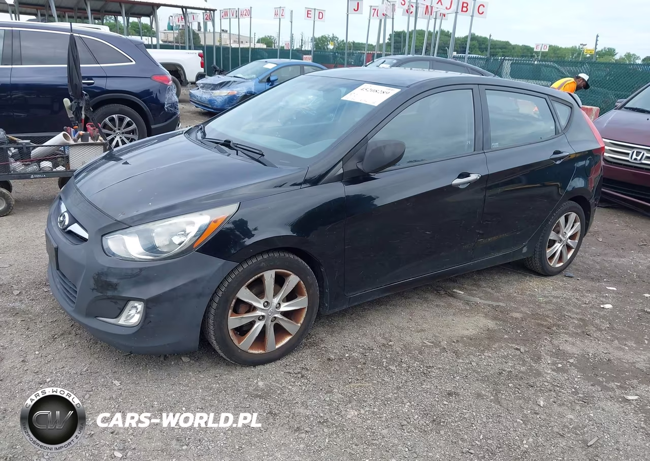 2012 Hyundai Accent Se VIN:KMHCU5AE8CU039680 - 2