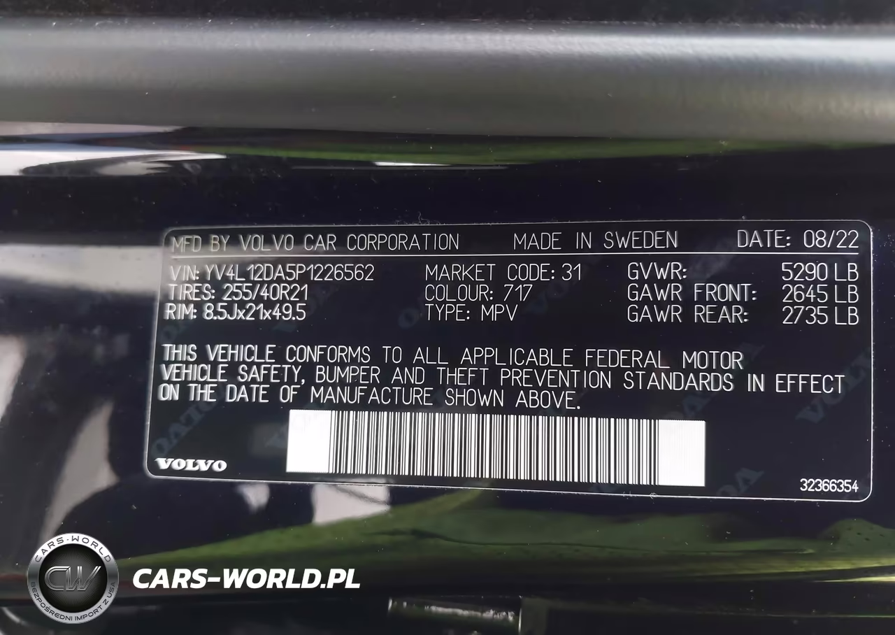 2023 Volvo Xc60 B5 Ultimate Bright Theme VIN:YV4L12DA5P1226562 - 9