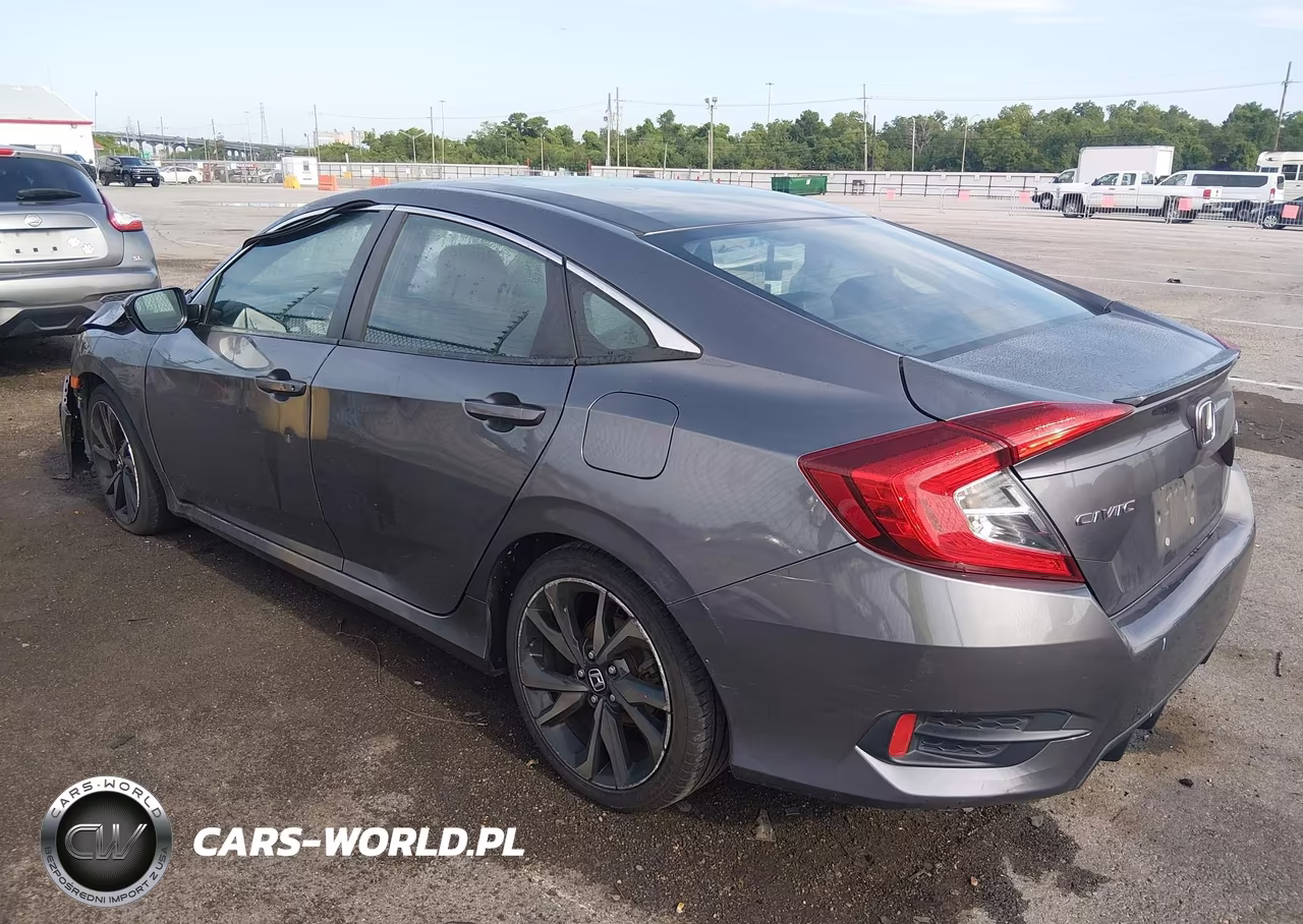 2019 Honda Civic Sport VIN:2HGFC2F89KH537878 - 14