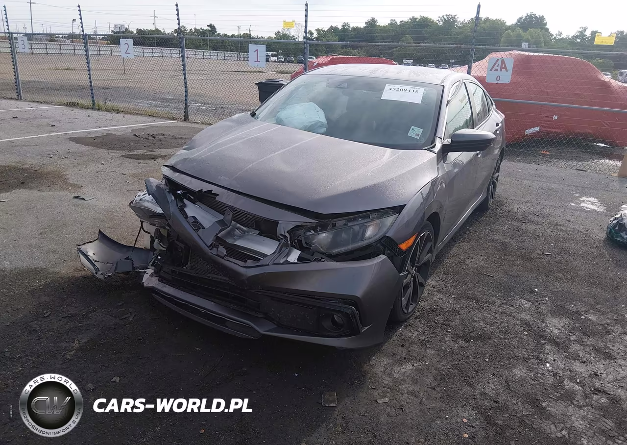 2019 Honda Civic Sport VIN:2HGFC2F89KH537878 - 2