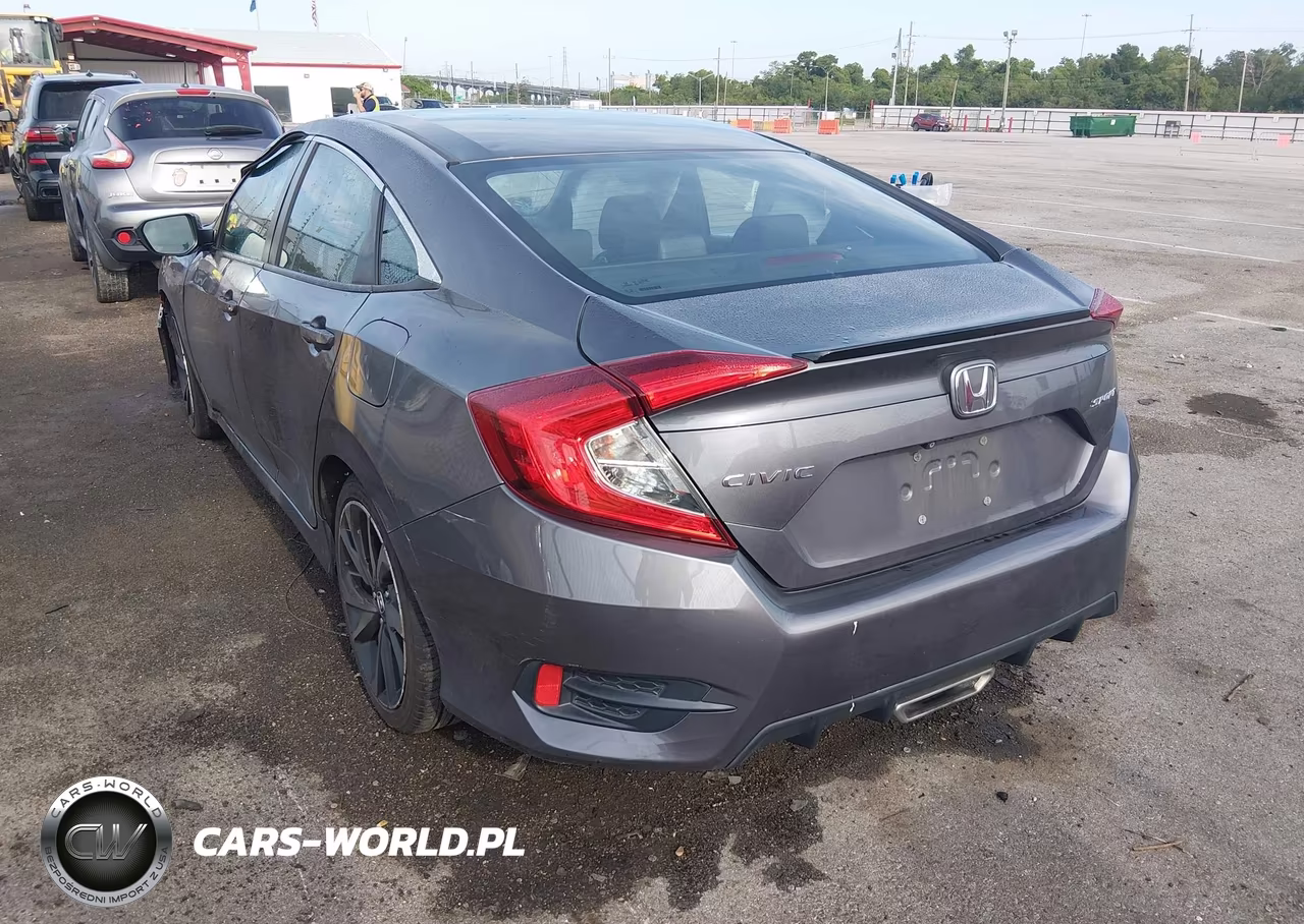 2019 Honda Civic Sport VIN:2HGFC2F89KH537878 - 3