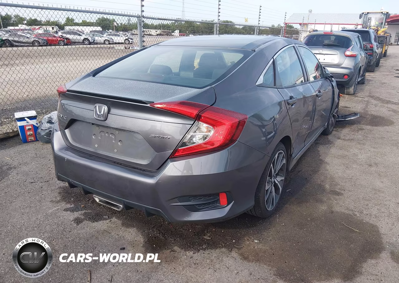 2019 Honda Civic Sport VIN:2HGFC2F89KH537878 - 4