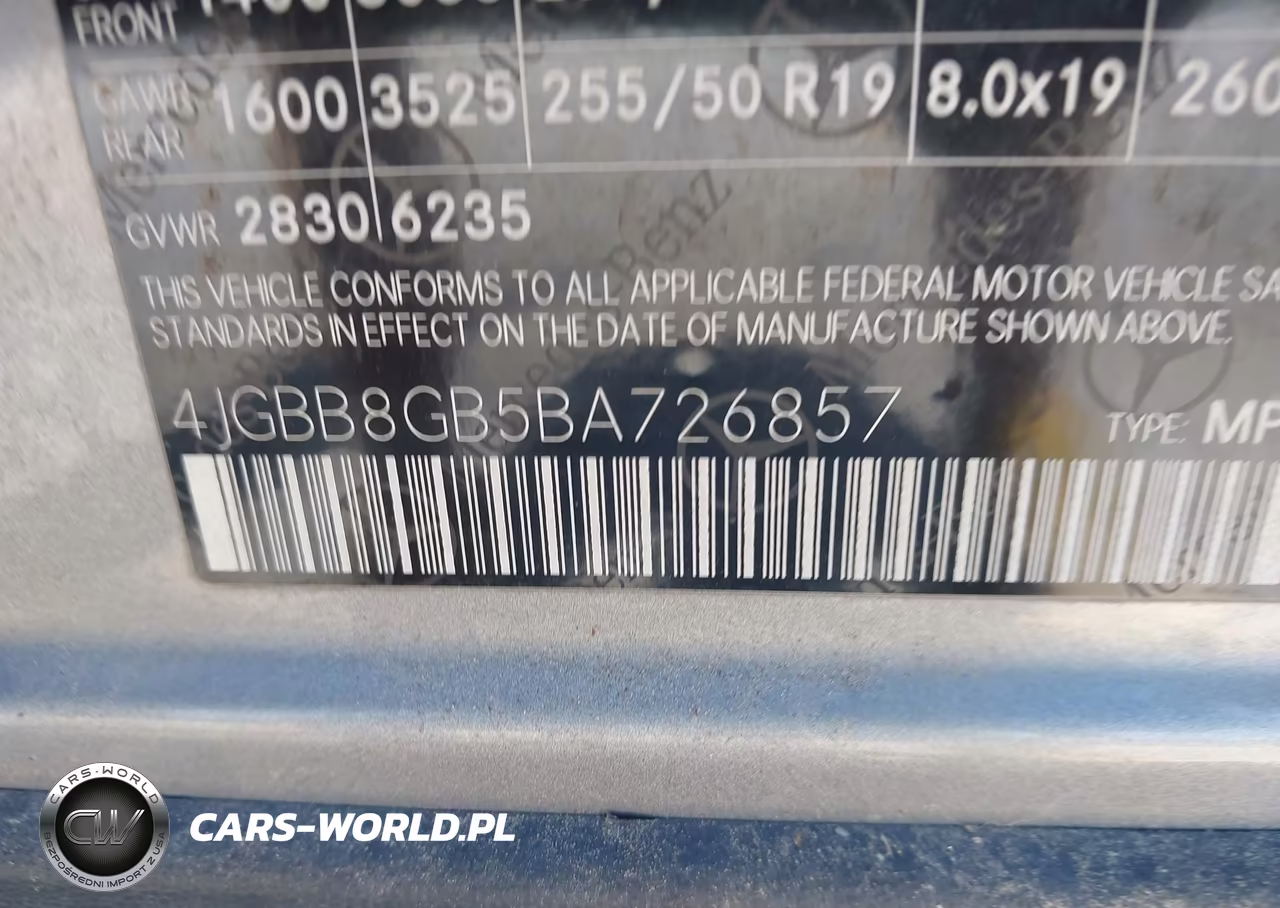 2011 Mercedes-Benz Ml 350 Blu VIN:4JGBB8GB5BA726857 - 9