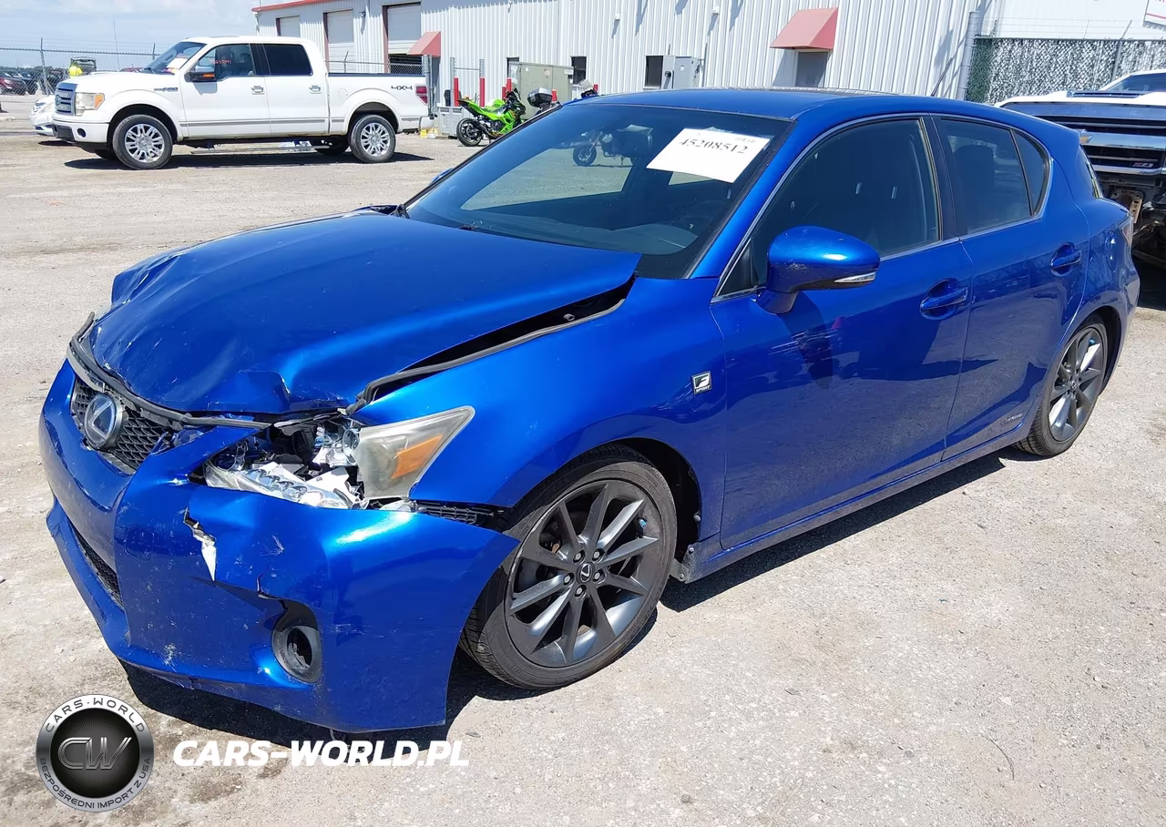 2012 Lexus Ct 200H Premium VIN:JTHKD5BH1C2074810 - 2