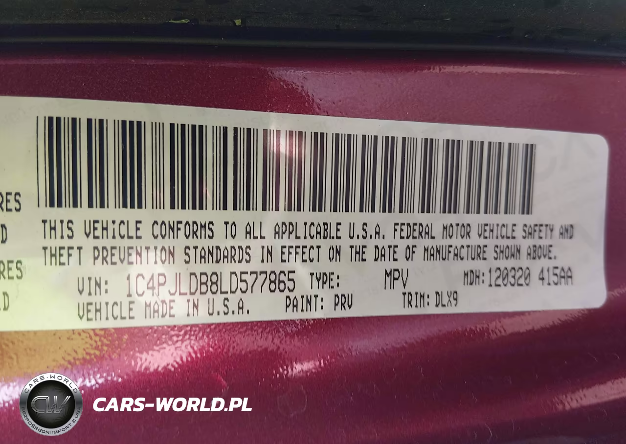 2020 Jeep Cherokee Limited Fwd VIN:1C4PJLDB8LD577865 - 9