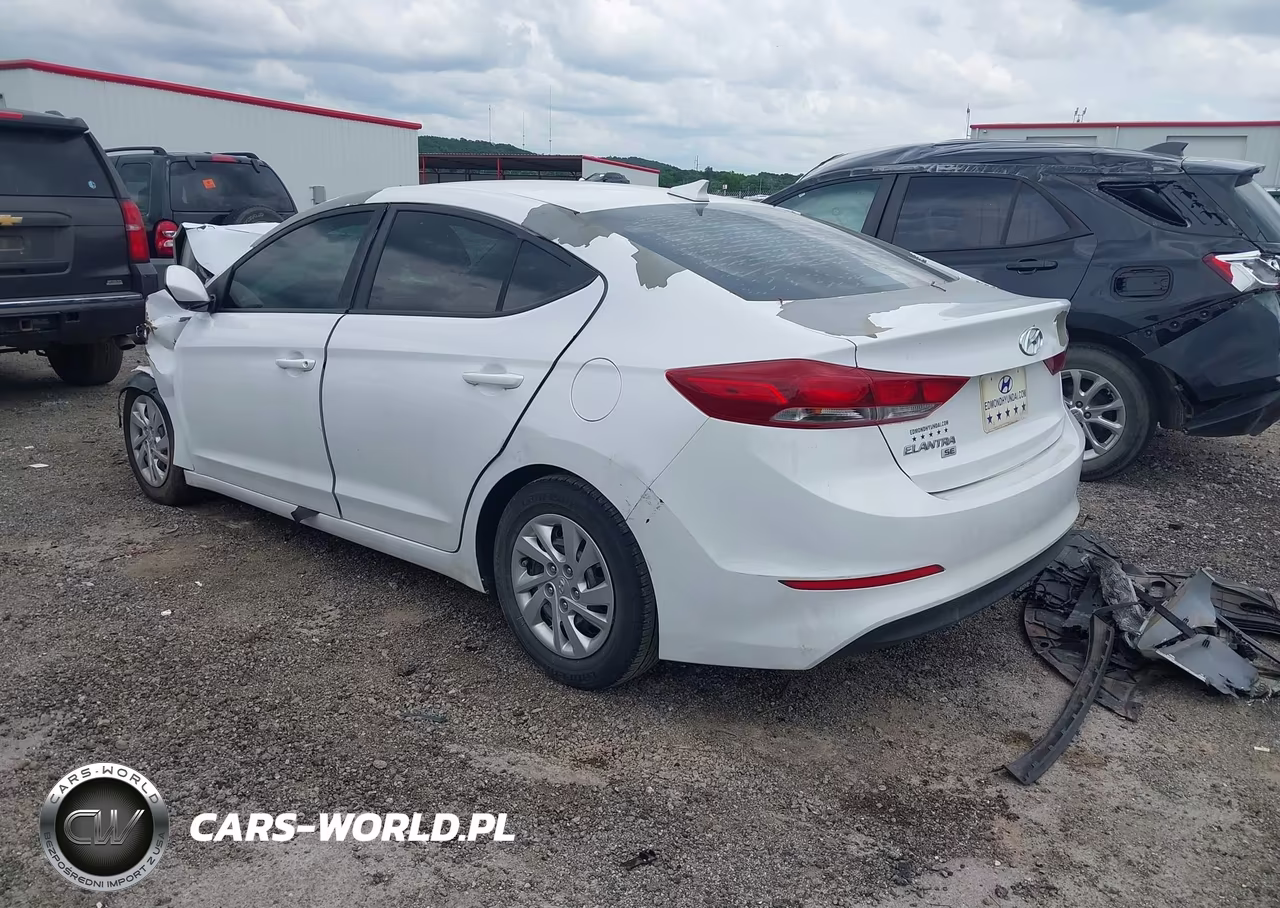 2017 Hyundai Elantra Se VIN:5NPD74LF0HH088406 - 3